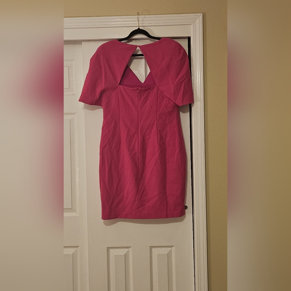 Pink Vince Camuto capped sleeve dress
